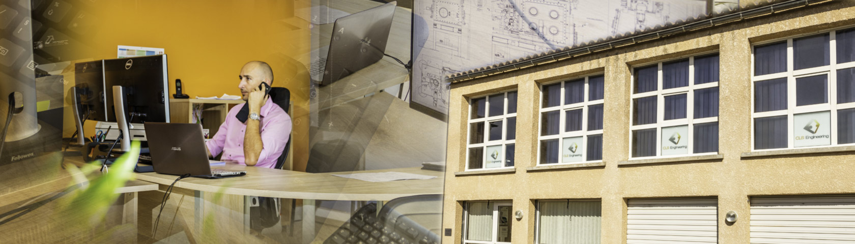 Page de contact de CLS Engineering, nuclearisation, conception et réalisation de machines spéciales pour les laboratoires et l'industrie de pointe.